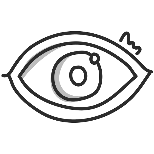 An icon showing a human eye